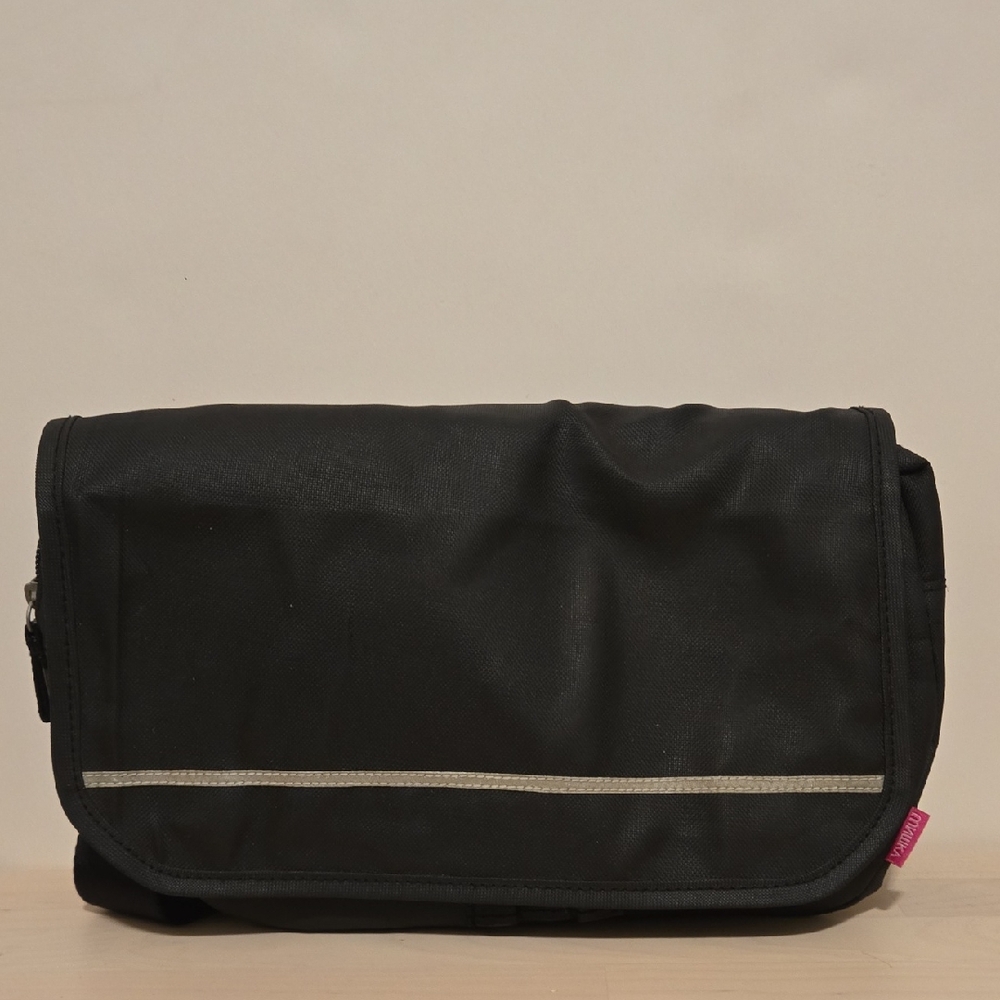 Mishka Black Waist Bag with Silver Trim